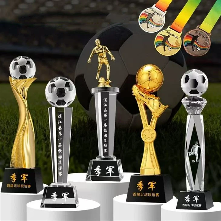 Resin Base Soccer Trophy high quality